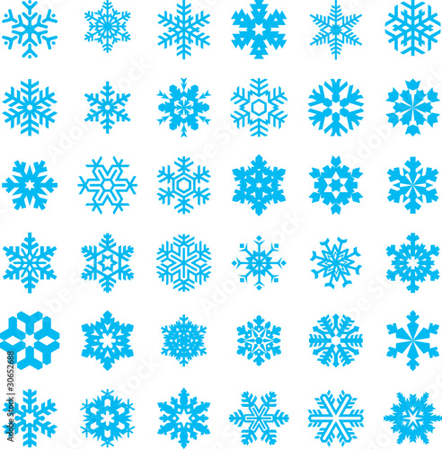 3 174 Flocon De Neige Wall Murals Canvas Prints Stickers Wallsheaven