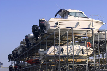 stockage de bateaux