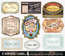 Vintage Labels Collection - Set 4