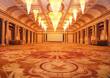 Grand Luxurious Hotel Hall