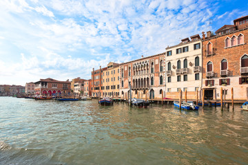 Canvas Print - Palaces on Grand Canal Venice Italy