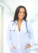 © ASDF - Beautiful young doctor with stethoscope