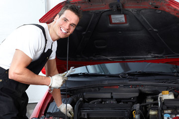 Wall Mural - Auto mechanic