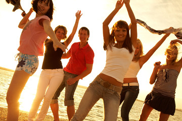 Poster - party on the beach