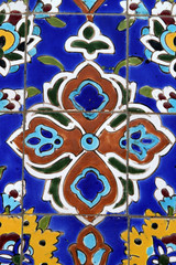 Sticker - Colorful detail from Iranian mosque in Dubai