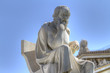 statue of Socrates in the Academy of Athens,Greece