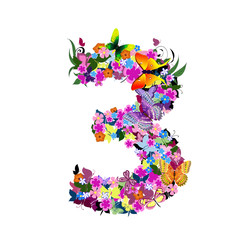 Fototapete - number 3