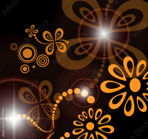 Abstract floral background.