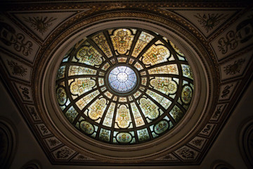  Stained glass dome