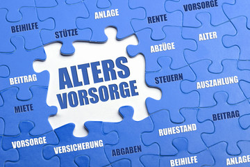 Poster - Altersvorsorge