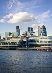 Wall Mural - City of London financial district