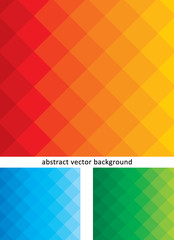 Abstract vector background colorful set