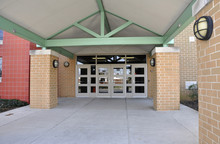Modern School Entrance