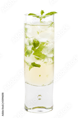 Valokuva Mint julep drink isolated on white background