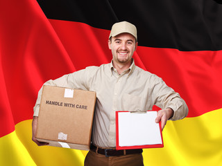 german delivery man