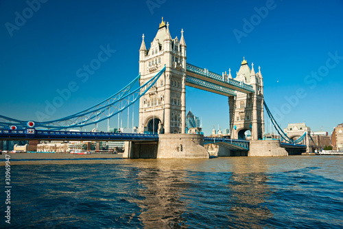 Plakat na papierze fotorealistycznym Tower Bridge, Londyn, Wielka Brytania