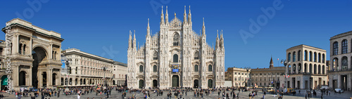 Fotomural  Panorama Piazza del Duomo - Milano