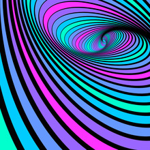 Whirl Spiral Movement. Abstract Color Background.