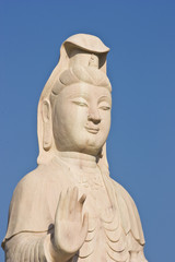 engrave idol quanyim by stone under bluesky