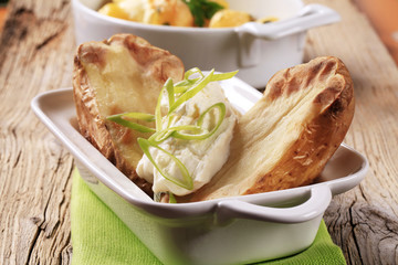 Poster - Baked potato and cream cheese