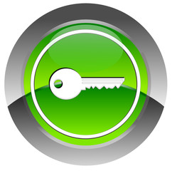 Poster - Key glossy icon