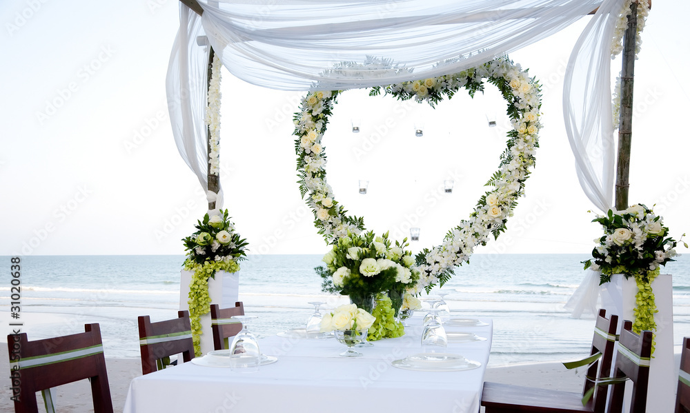Foto-Kissen - Wedding on the beach