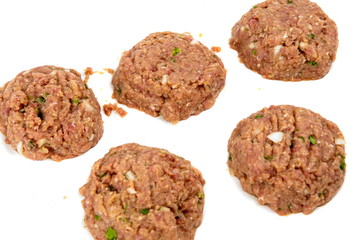 Wall Mural - Raw Meat Balls