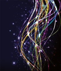 Poster - Abstract glowing background.