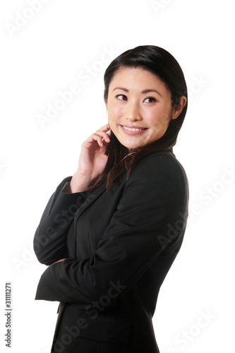 頬に手を当てる女性 Stock Photo Adobe Stock