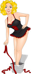 Poster - Pin Up Girl Surprise