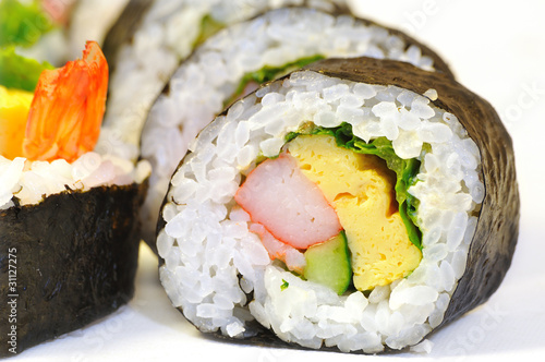 Tapeta ścienna Japońskie sushi roll