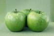 green apples - juicy and fresh