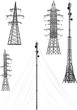 © Alexander Potapov - illustration with electric towers collection