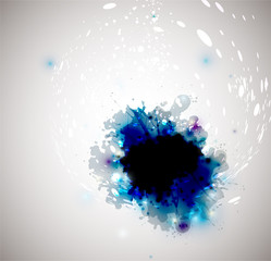 Aufkleber - Ink background