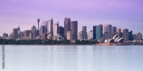 Obraz na płótnie canvas dwuczęściowy "dyptyk" Sydney panoramę portu