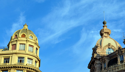 Wall Mural - palazzi storici di piazza de ferrari, genova