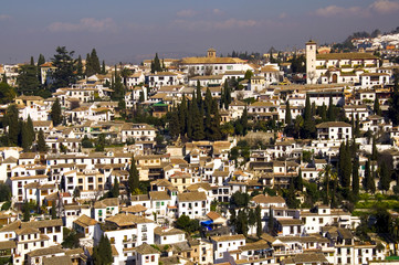 Poster - Albaicin - Altstadt von Granada - Analusien - Spanien