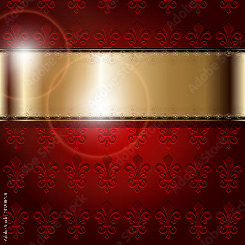 Abstract background purple gold.