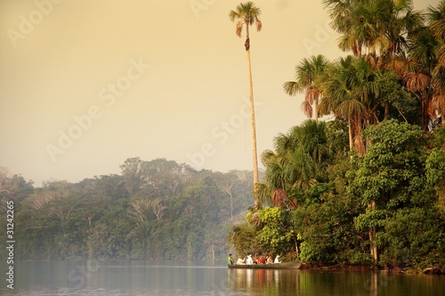 Naklejka na kafelki Sandoval See, Amazonas, Peru