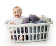 © blessings - Baby in a laundry basket