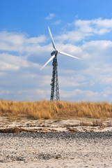 Wind Turbine at the Beach