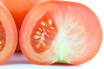 tomato isolated on white