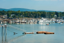 Yachts And Boats In Southwest Harbor, Maine