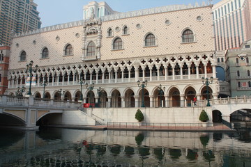 modern building at venetian