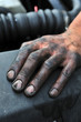 dirty,mechanic,hand,human,reparing,engine