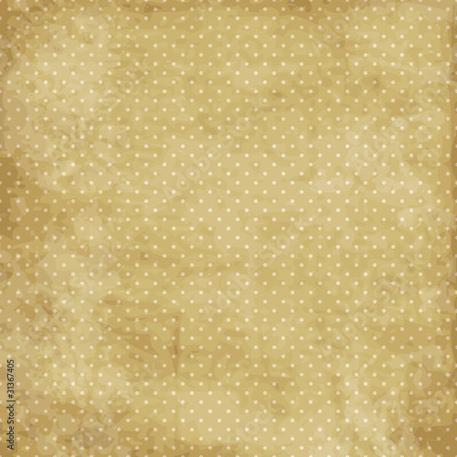 Plakat na papierze fotorealistycznym Vintage polka dot tekstury