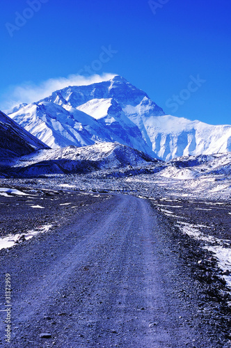 Naklejka samoprzylepna Mount Everest