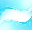 Abstract blue  wave  background