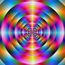 Psychedelic Concentric Rings