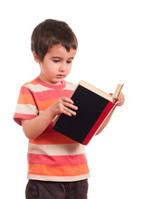Little Boy Reading Book
